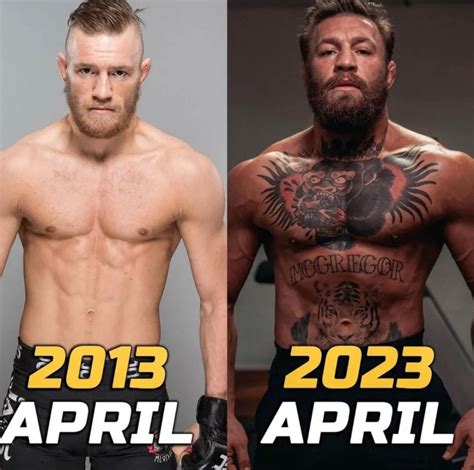 mcgregor body|conor mcgregor before and after.